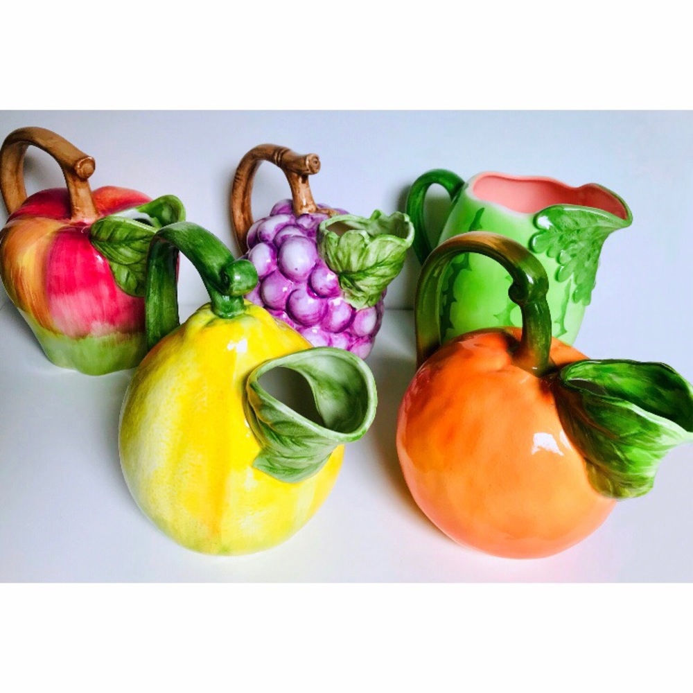 Summer Fruit Pitcher Set of 5